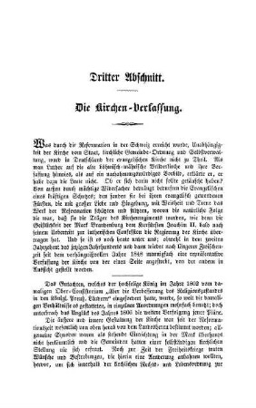 Dritter Abschnitt. Die Kirchen-Verfassung