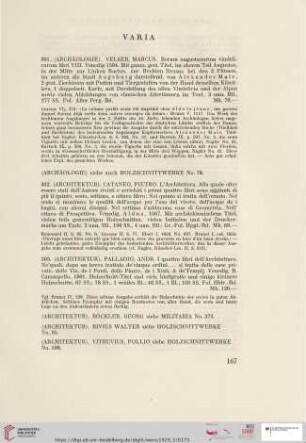 Varia (Nr. 301 - 411)