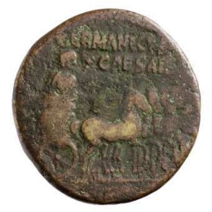 Münze, Dupondius, 37 - 41 n. Chr.