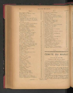 Comité Du Maroc.
