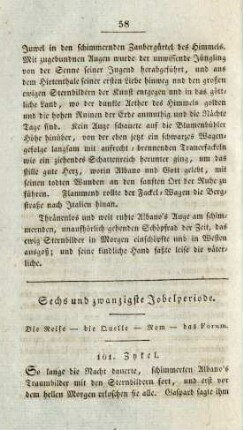Sechs und zwanzigste Jobelperiode