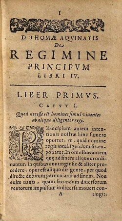 Regimen Principvm et Regimen Rvsticorvm