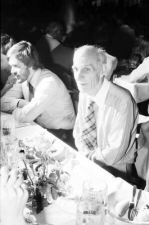 26. Tagung 1976 Physiker; Studentenabend in der Sängerhalle: Alfred Kastler