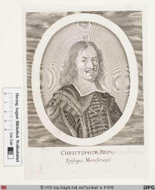Bildnis Christoph Bernhard (von Galen), 1650-78 Fürstbischof von Münster