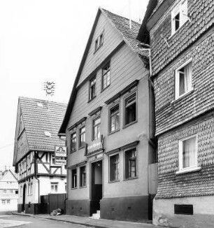 Fachwerkwohnhaus; Nidda, Schloßgasse 9