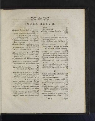Index Rervm.