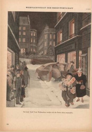 "Weihnachtssegen der freien Wirtschaft"