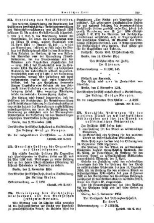Staatliche Prüfung für Organisten und Chordirigenten : [Amtlicher Teil]