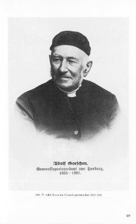 Abb. 22 Adolf Goeschen, Generalsuperintendent 1855-1881