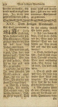 XXV. Vom heiligen Abendmahl