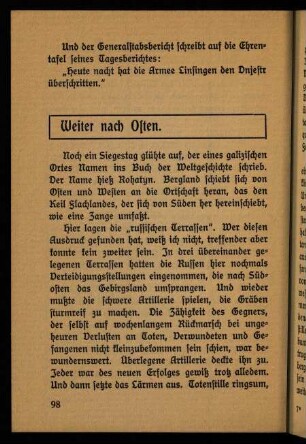98-101, Weiter nach Osten