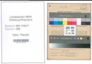 Entnazifizierung Theodor Viere , geb. 07.07.1909 (Zollbeamter)