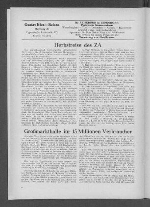 Herbstreise des ZA