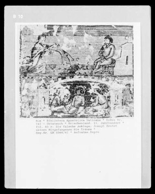 Codex Gr. 747 - Oktateuch — Die falsche Anklage; Joseph deutet seinen Mitgefangenen die Träume, Folio fol. 60 r