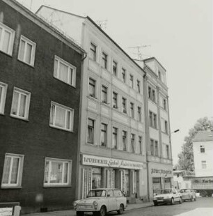 Glauchau, Leipziger Straße 54, Wohn- und Geschäftshaus, Straßenansicht