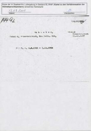 Schuster, Alfred