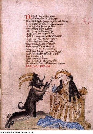 Dis sint die zehen gebot...: Dis ist des tufels bihte, Blatt 82v