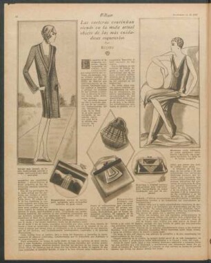 Las carteras continúan siendo en la moda actual objeto de las más cuidadosas coqueterías