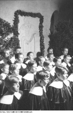 Dresden, Kreuzkirche, Heinrich-Schütz-Kapelle. Chorkonzert, Pfingsten 1964
