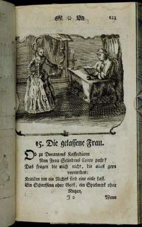 15. Die gelassene Frau.