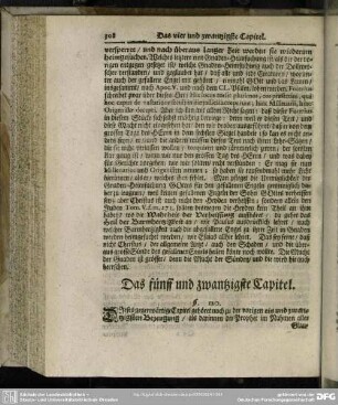 Das fünff und zwantzigste Capitel