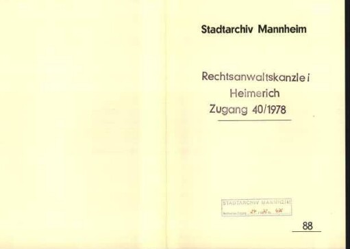 Graf Görtz, Schlitz/Hessen - Wirtschaftsrechtliche Angelegenheiten