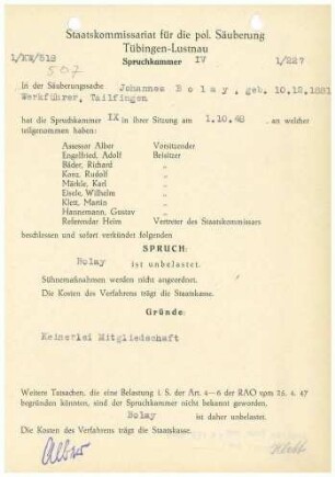 Bolay, Johannes