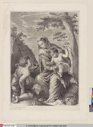 [Maria mit dem Christuskind und Johannes dem Täufer; The Virgin with the Child and the Infant St. John]