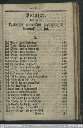 Pokasar, kak ßo te kyrlusche wßerßkim sapocznu a knamakanju ßu