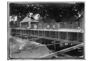 Brückenbau : Thailand. Brückenneubau an einem Sala (Raststätte), 1912/1913