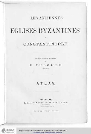Les anciennes églises byzantines de Constantinople