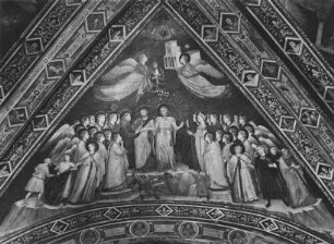 Fresken des Vierungsgewölbes — Allegorie der Armut