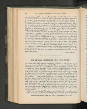 The Imperial Conference (1911) From Within.