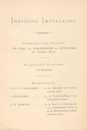 Indische Instelling