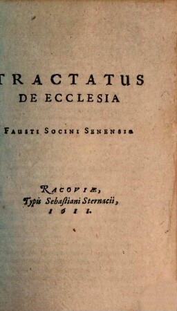 Tractatus de ecclesia
