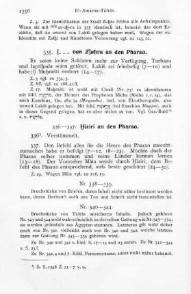 336-337. Ḫiziri an den Pharao