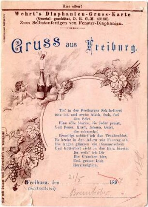 Gruss aus Freiburg.