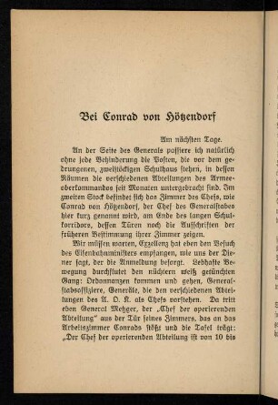 14-19, Bei Conrad von Hötzendorf