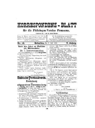 Verein wiss. Lehrer an öffentlichen höh. Mädchenschulen : die II. Sommerversammlung