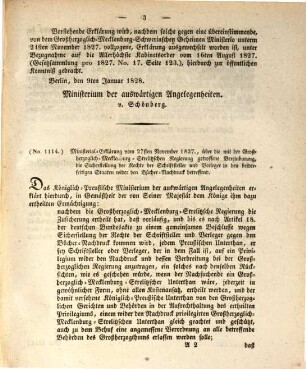 Gesetzsammlung für die Königlich-Preußischen Staaten : enth. d. Verordnungen vom ... 1828, 1828