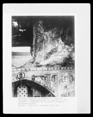 Bildprogramm — Alttestamentlicher Zyklus — Gott führt Adam ins Paradies; Erschaffung der Eva