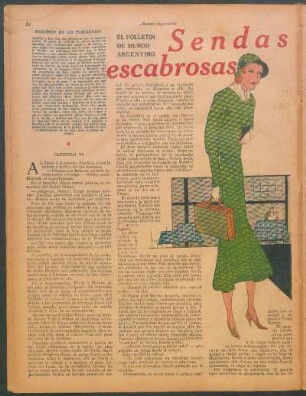 Sendas escabrosas : El folletín de Mundo Argentino