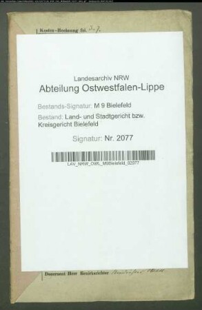 Sonstige: Delius, Julius; Sonstige: Delius, Johanna, geb. Aschoff: