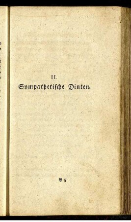 II. Sympathetische Dinten.