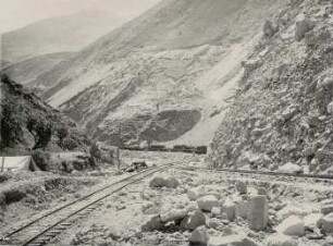 Kehre der Andenbahn unterhalb "Devils Nose"
