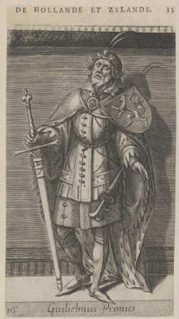 Bildnis von Guilielmus Primus, Graf von Holland