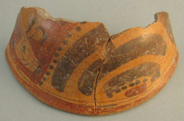 Fragment of a clay vessel