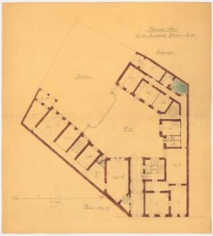 Wohnhaus Gitschiner Straße 108, Berlin-Kreuzberg: Grundriss EG 1:100
