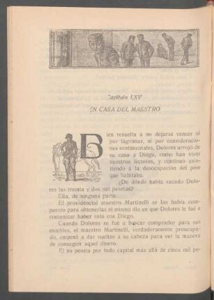 Capítulo LXV - En casa del maestro