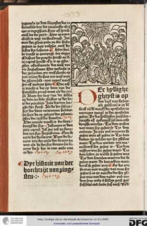 Dye historie van der hoechtzijt van pingsten.